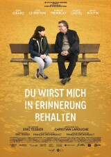 Filmplakat Du wirst mich in Erinnerung behalten